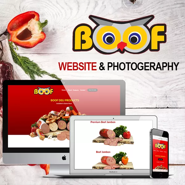 Boof Custom Website & Photography project by Canada Create™