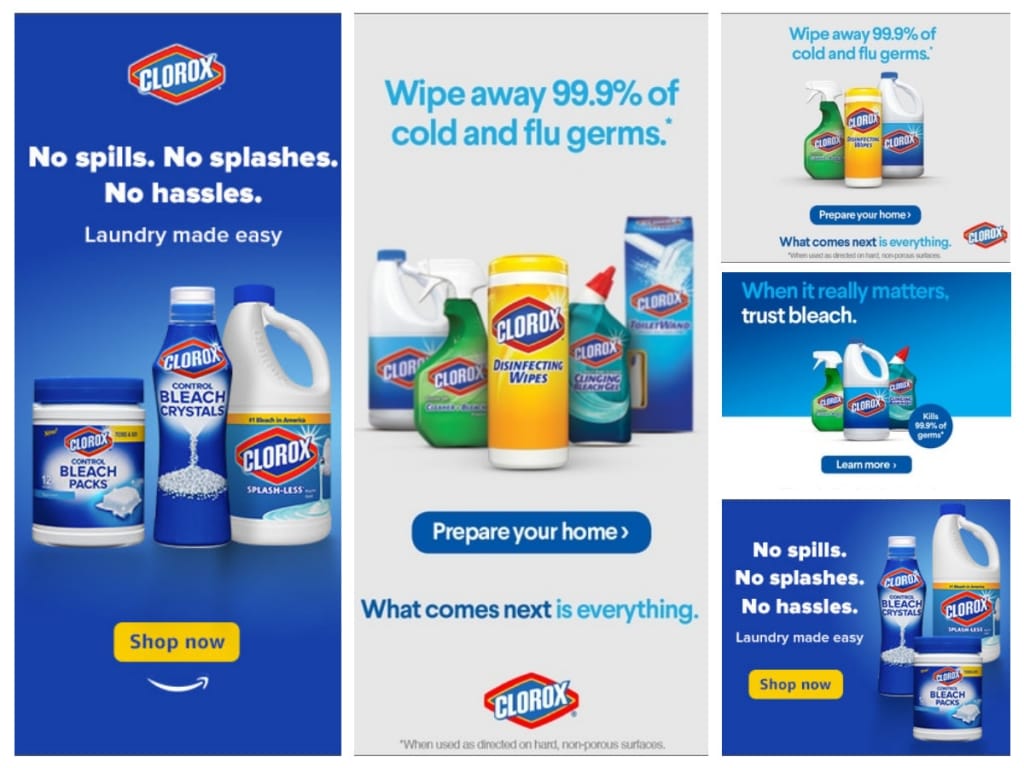 Display banner advertising example