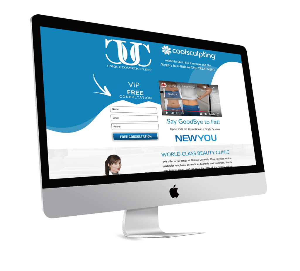 UCC: desktop website design