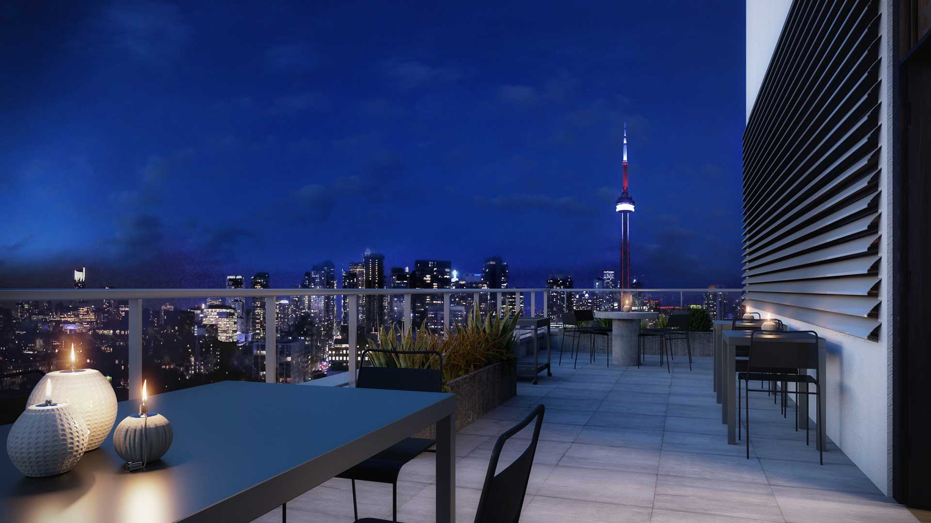 Kingly Condos: outdoor terrace imagery