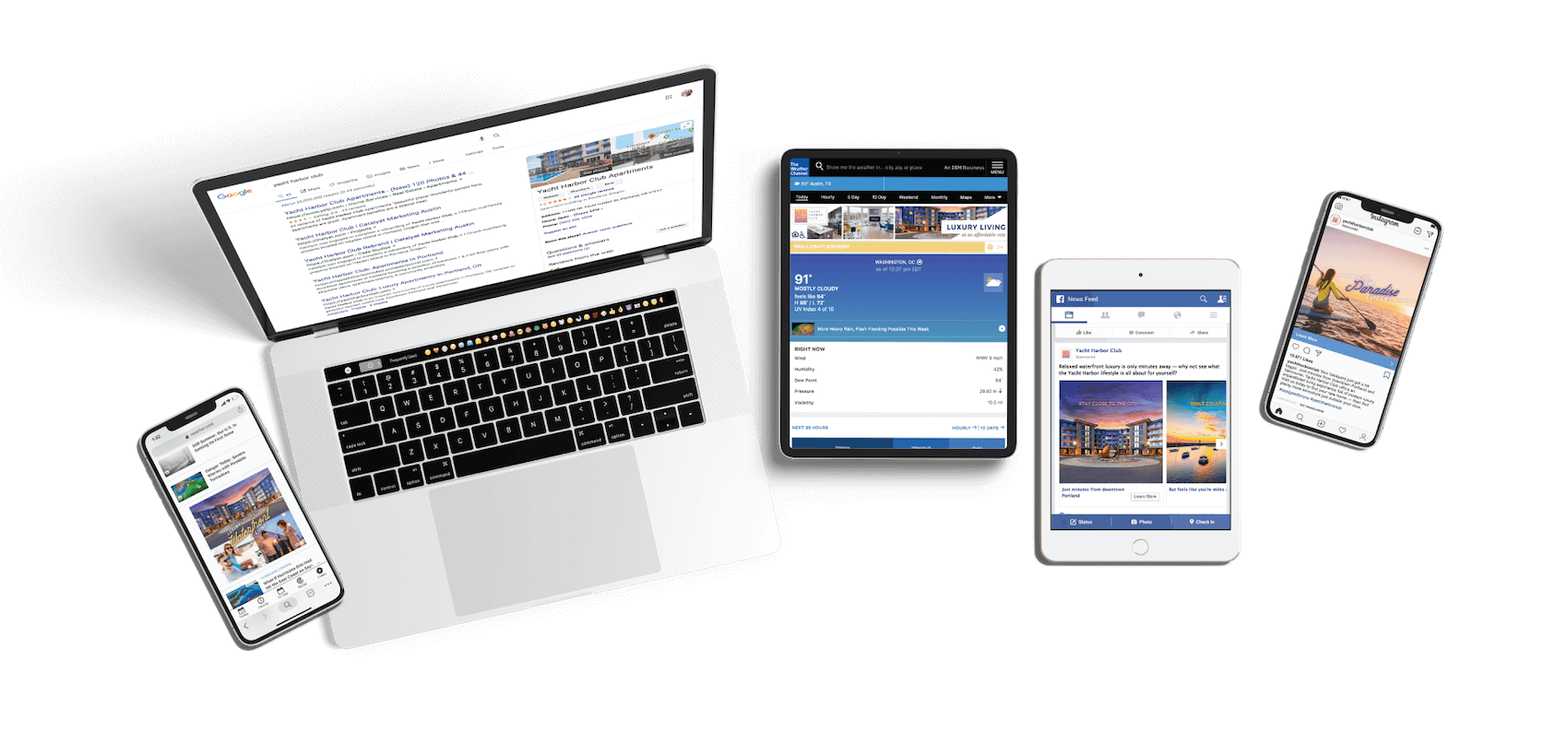 Lead generation campaign mockup