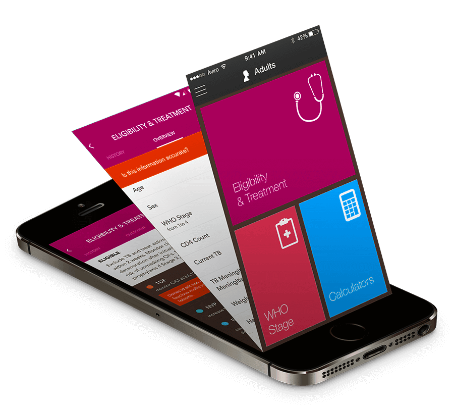 Mobile app interface examples