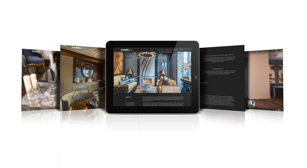 Danieli: website design across devices