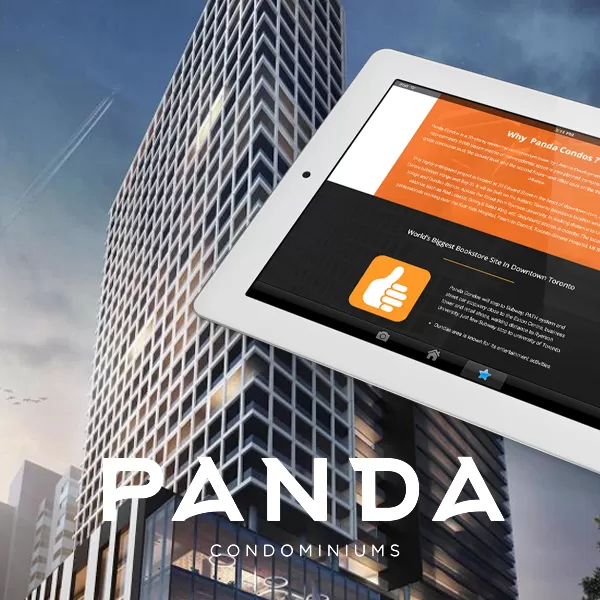 Panda Condos Landing Page & Promotion project by Canada Create™