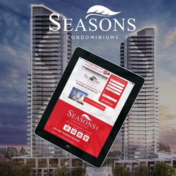 Seasons Condo Lead Generation project by Canada Create™