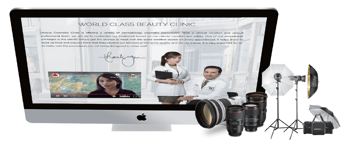 UCC: website design and video production
