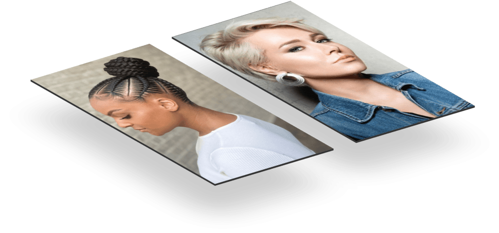 Hairstyle photography for the salon campaign