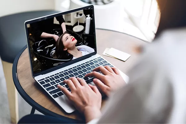 beauty salon website design
