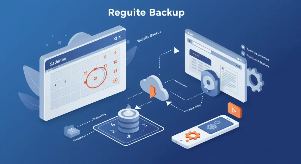 Schedule Regular Site Backups