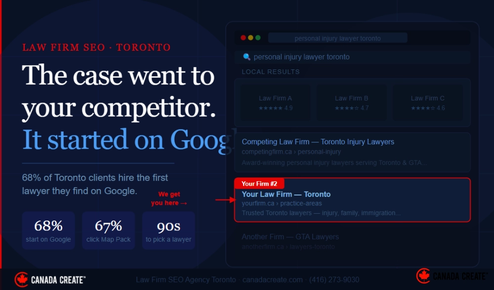 Law firm SEO in Toronto