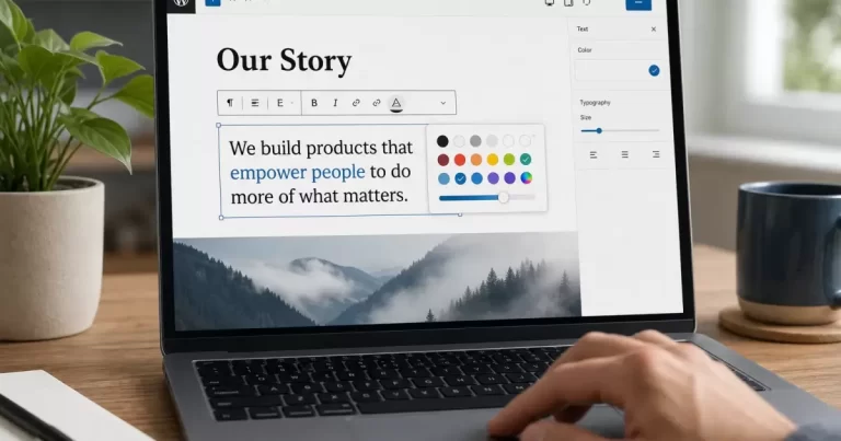 How to Change Text Color in WordPress