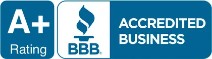 BBB A+ Rating, Accredited Business. Zero complaints in almost two decades.