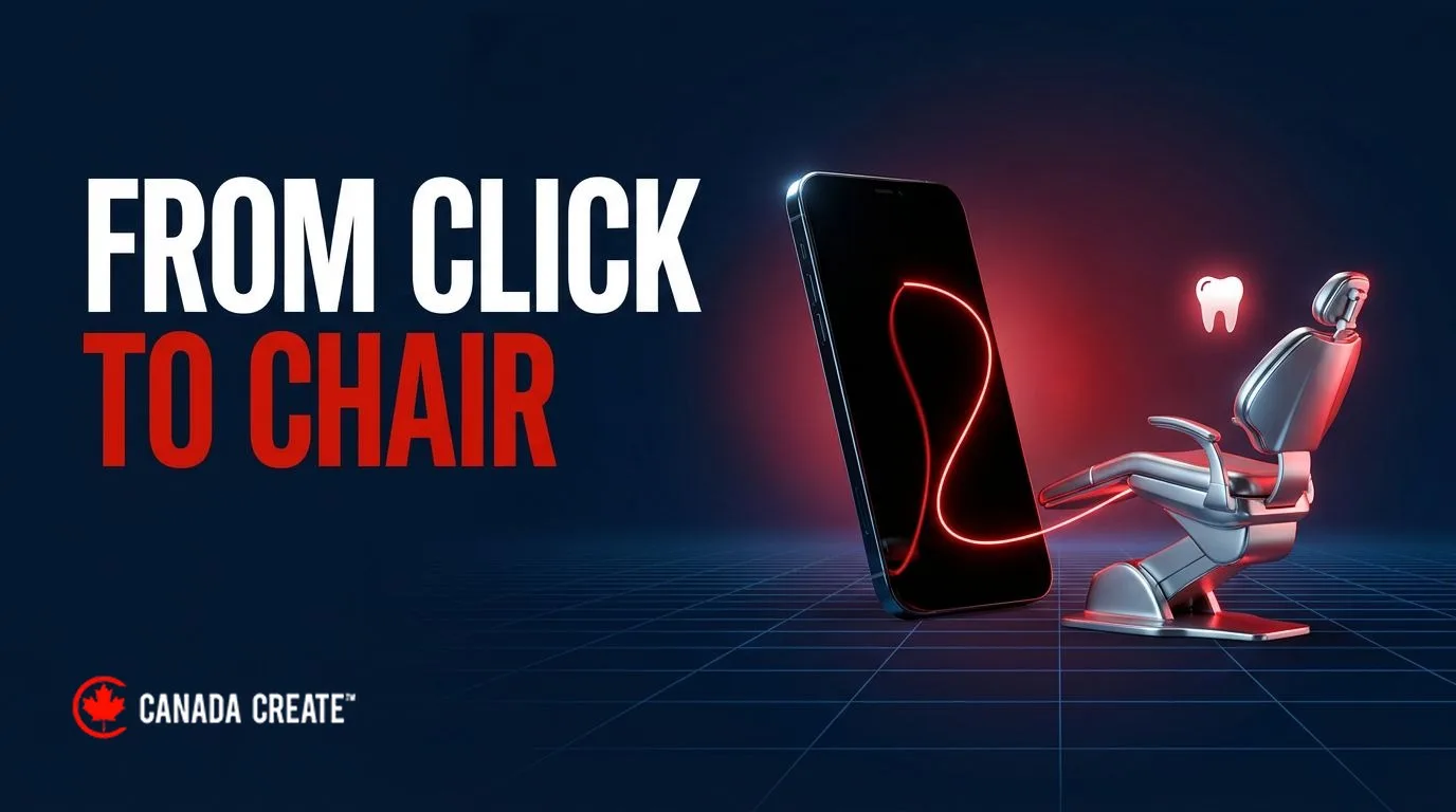 From click to chair: a glowing path from a smartphone to a dental chair