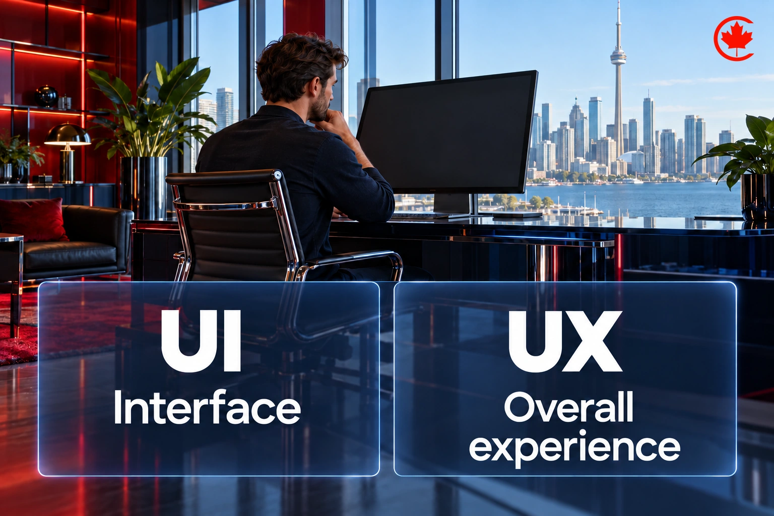 UI is the interface; UX is the overall experience.