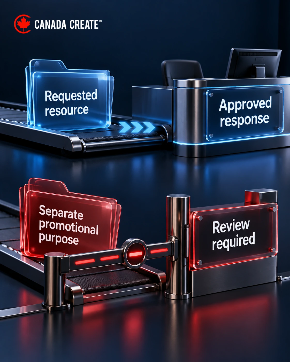 A requested aftercare resource and a separate promotional proposal have different approval boundaries.